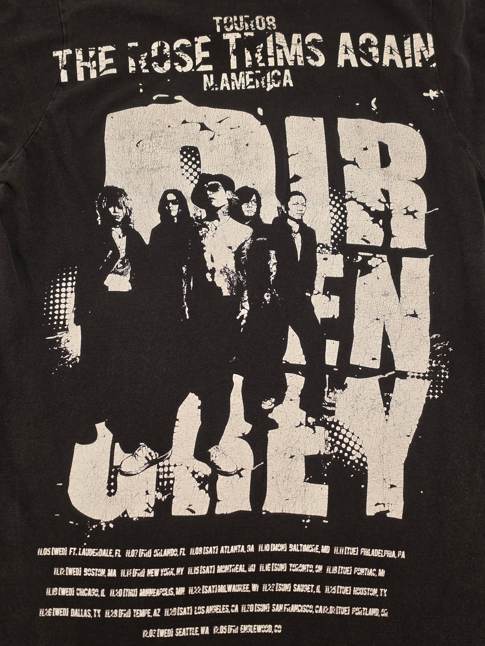 Dir En Grey 2008 Uroboros Tour T-Shirt - Picture 4 of 4